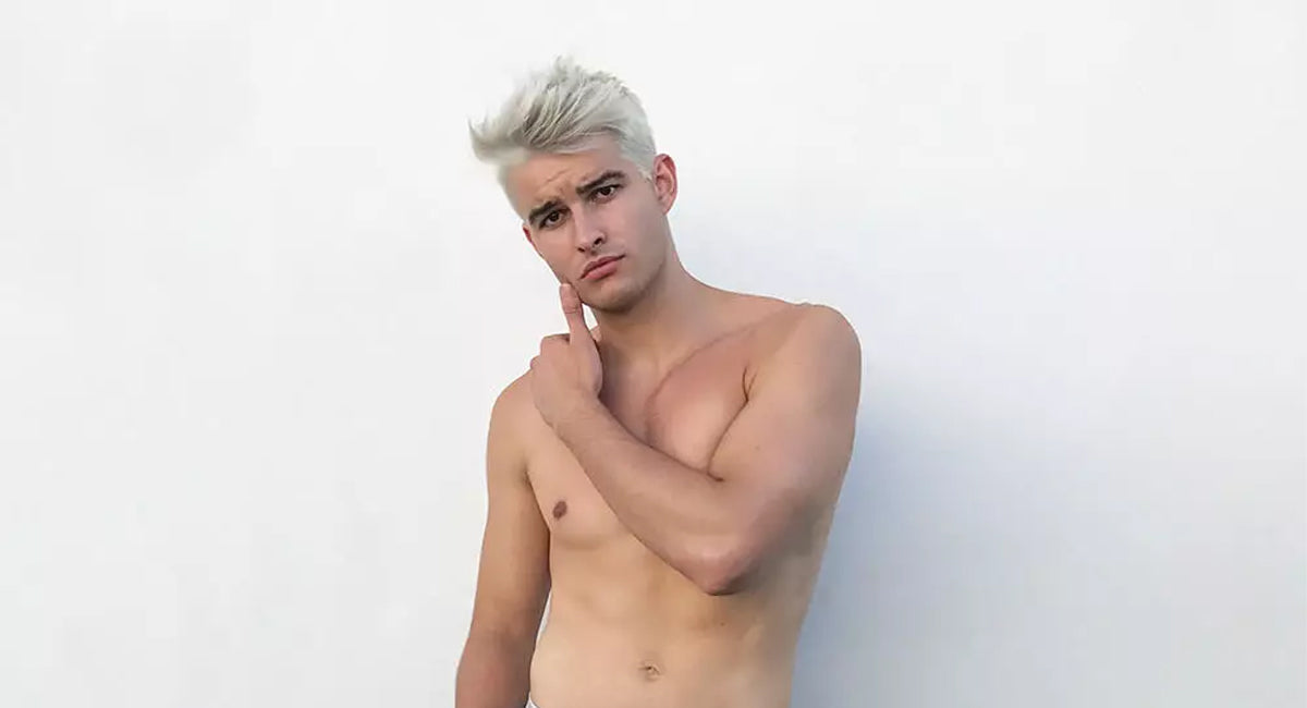 Hoe blondeer je je haar als man?