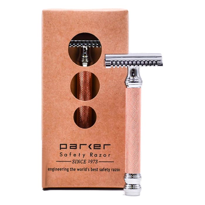 Parker Rasoir de sûreté 63C or rose Open Comb