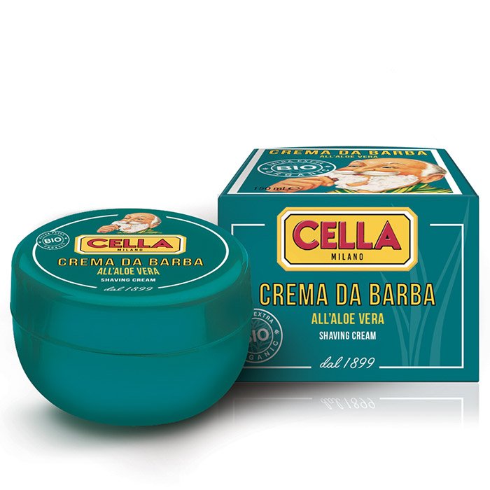 Cella Milano Crème à raser bio – Aloe Vera
