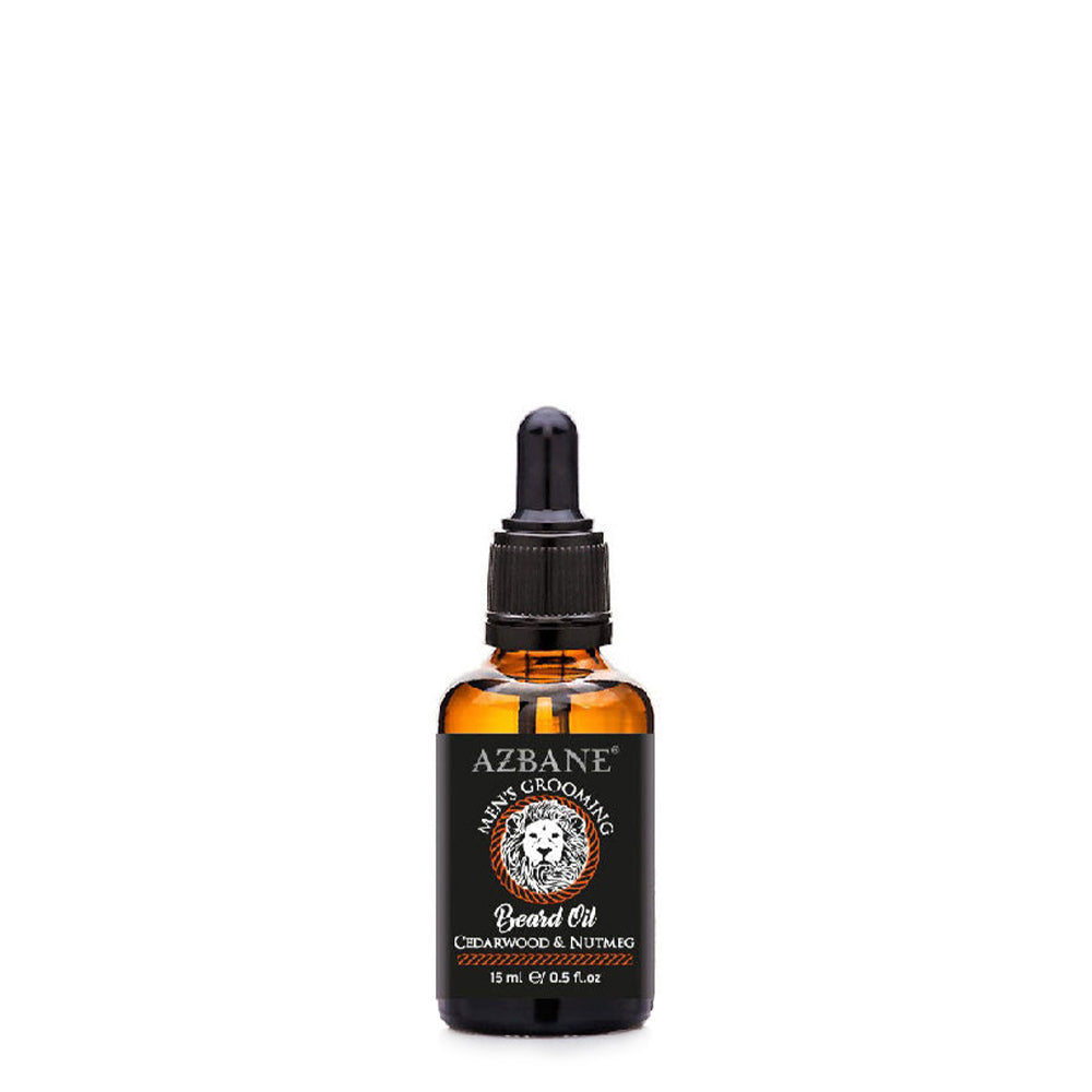Huile à barbe Azbane – Cèdre & Muscade