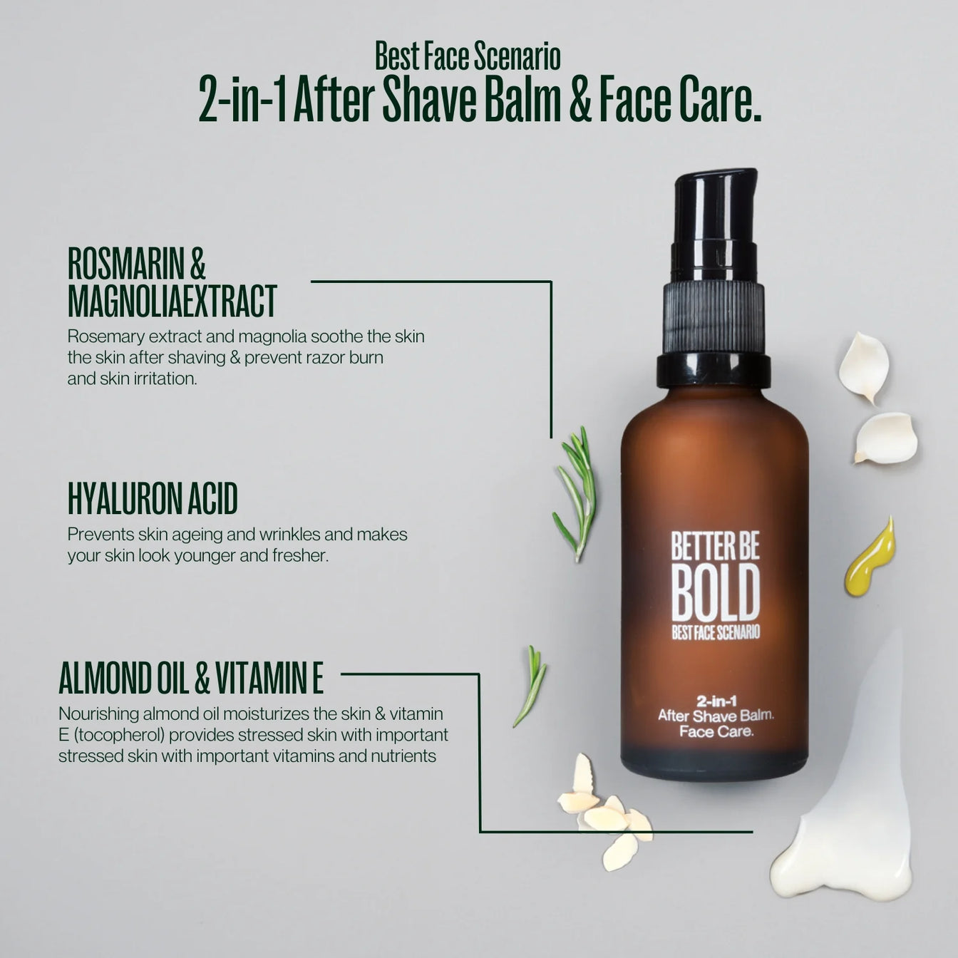 2-in-1 After Shave Balm & Face Care