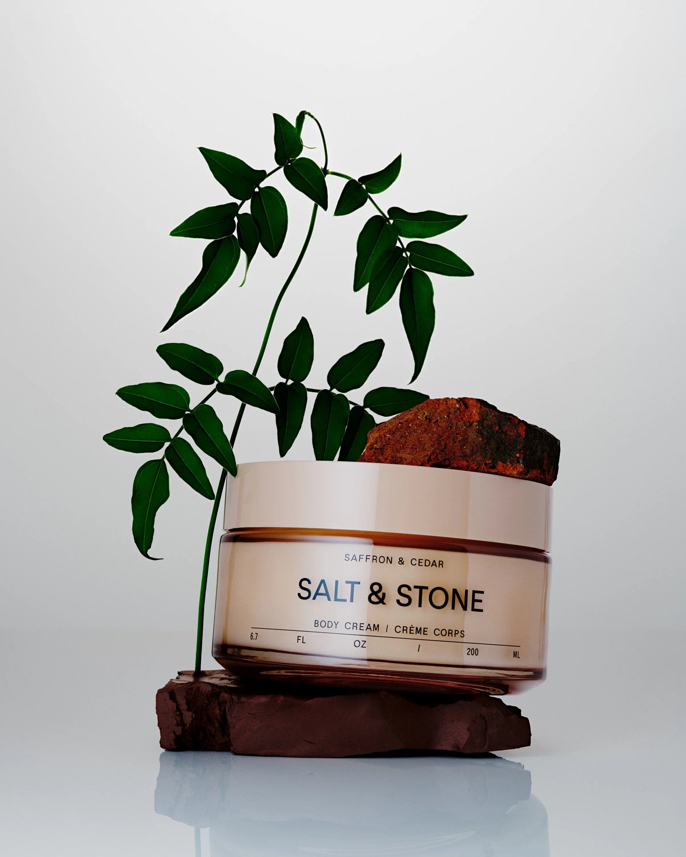 Salt & Stone Body Cream - Saffron & Cedar