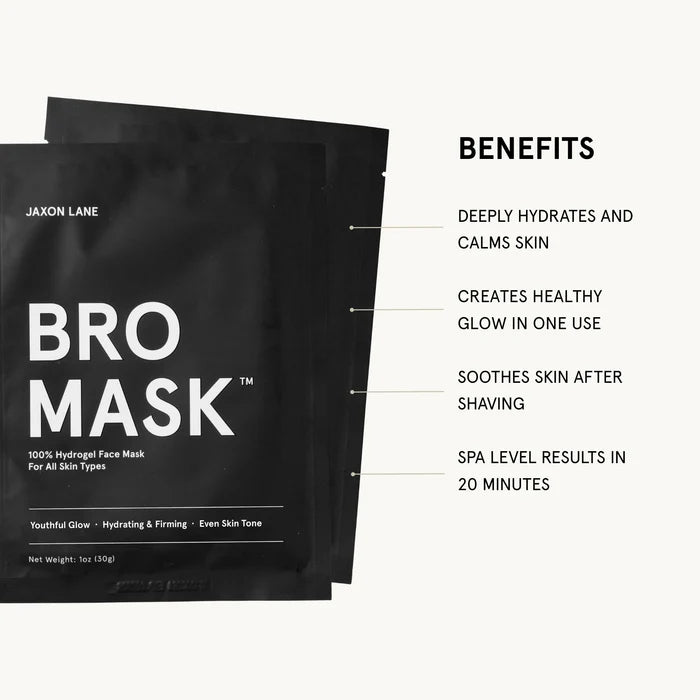 Bro Mask™ – Hydrogel Face Mask Jaxon Lane