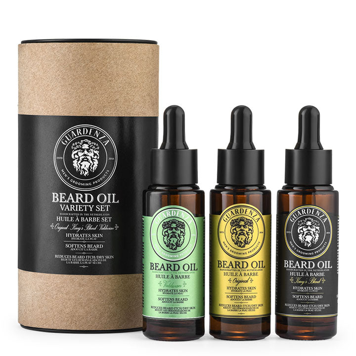 Ensemble Variété d'Huiles à Barbe Guardenza