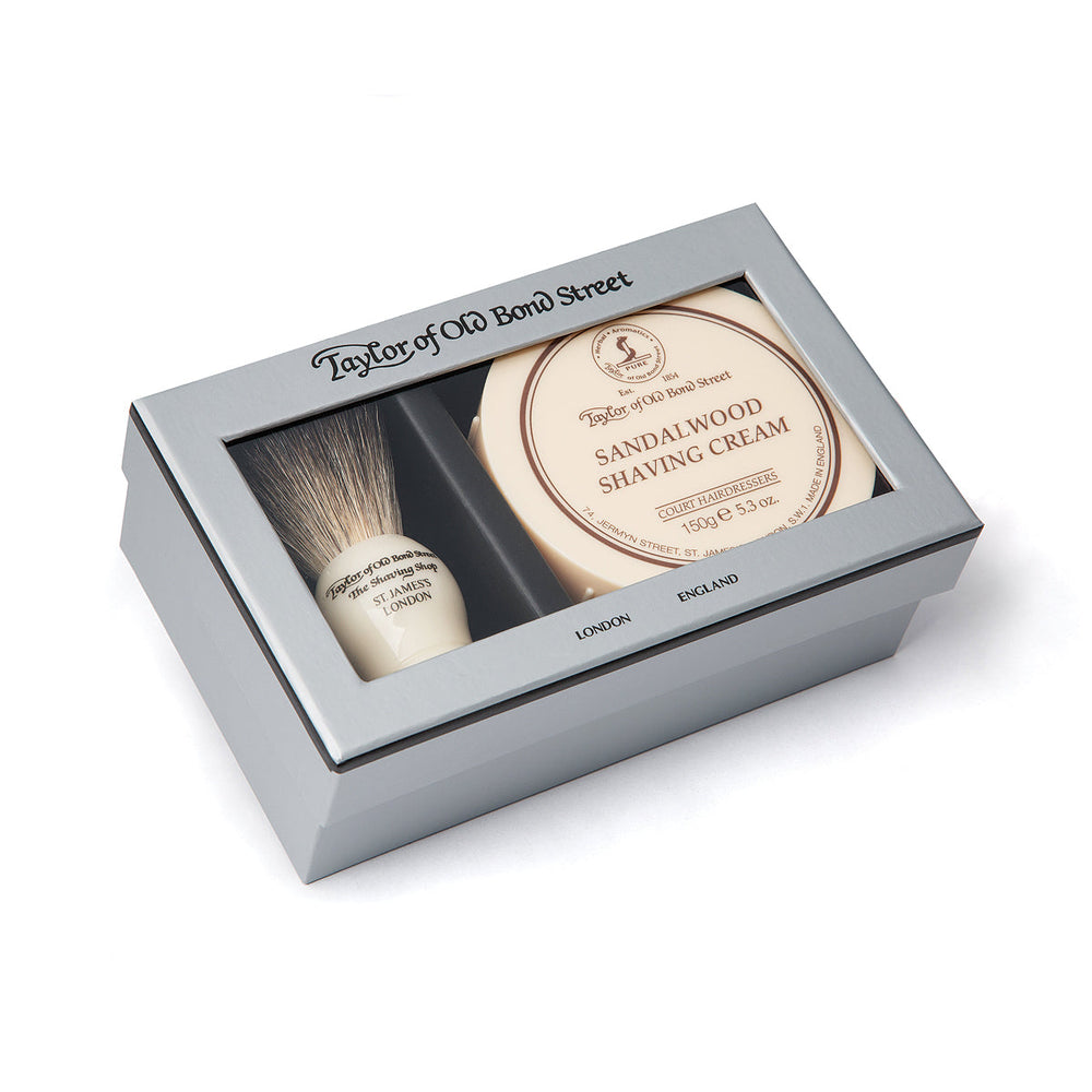 Taylor of Old Bond Street Coffret cadeau – Blaireau & crème à raser