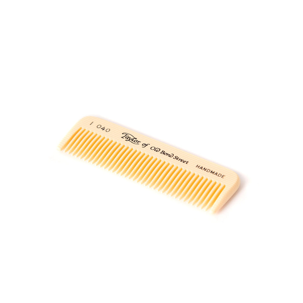 Taylor of Old Bond Street Peigne à barbe et moustache – Imitation ivoire