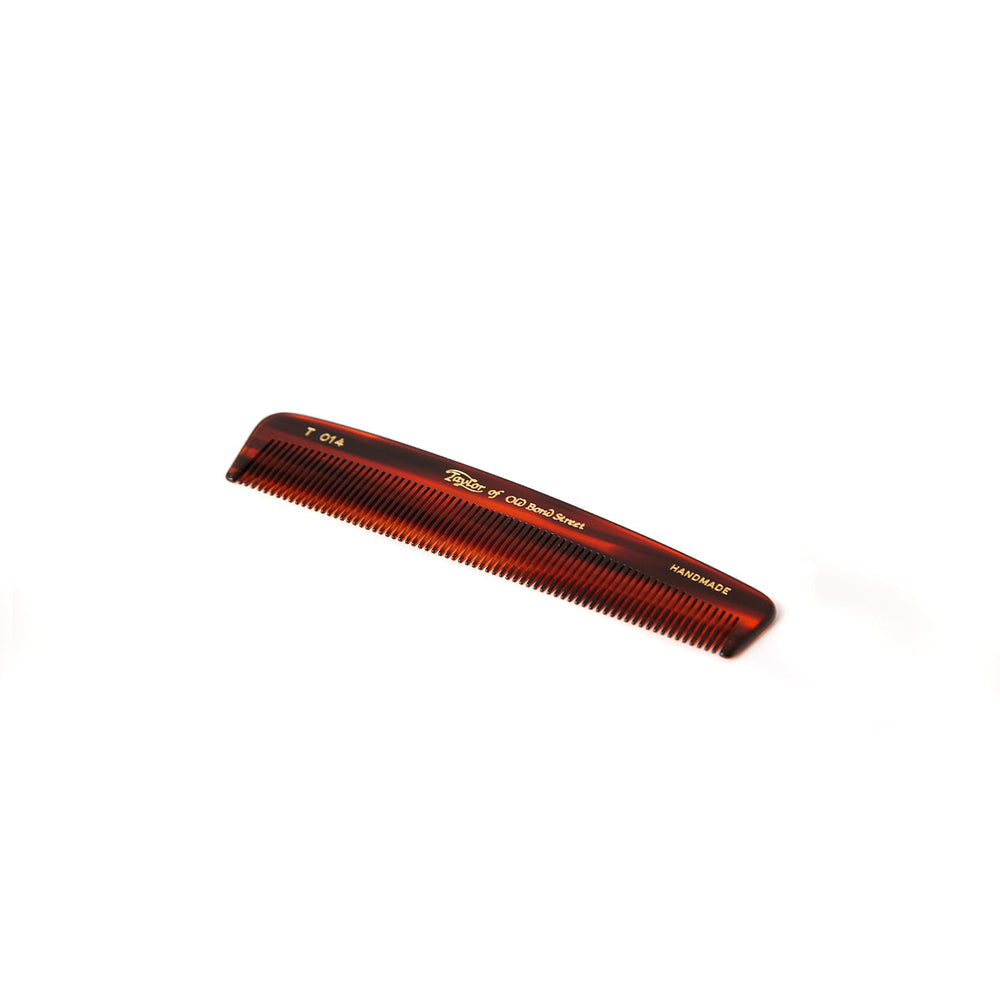 Taylor of Old Bond Street Peigne de poche – Écaille de tortue, fines dents