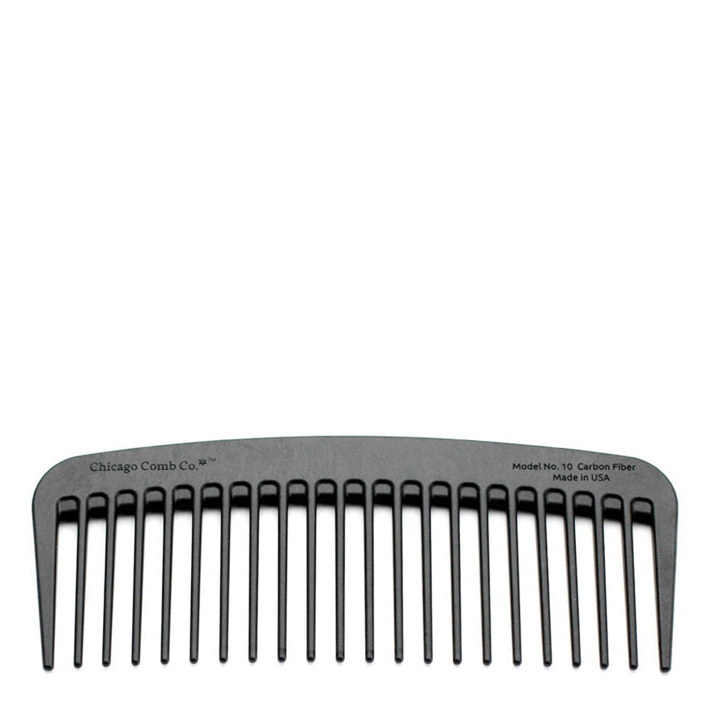 Chicago Comb Co. Hair Comb Model No. 10 – Carbon Fiber