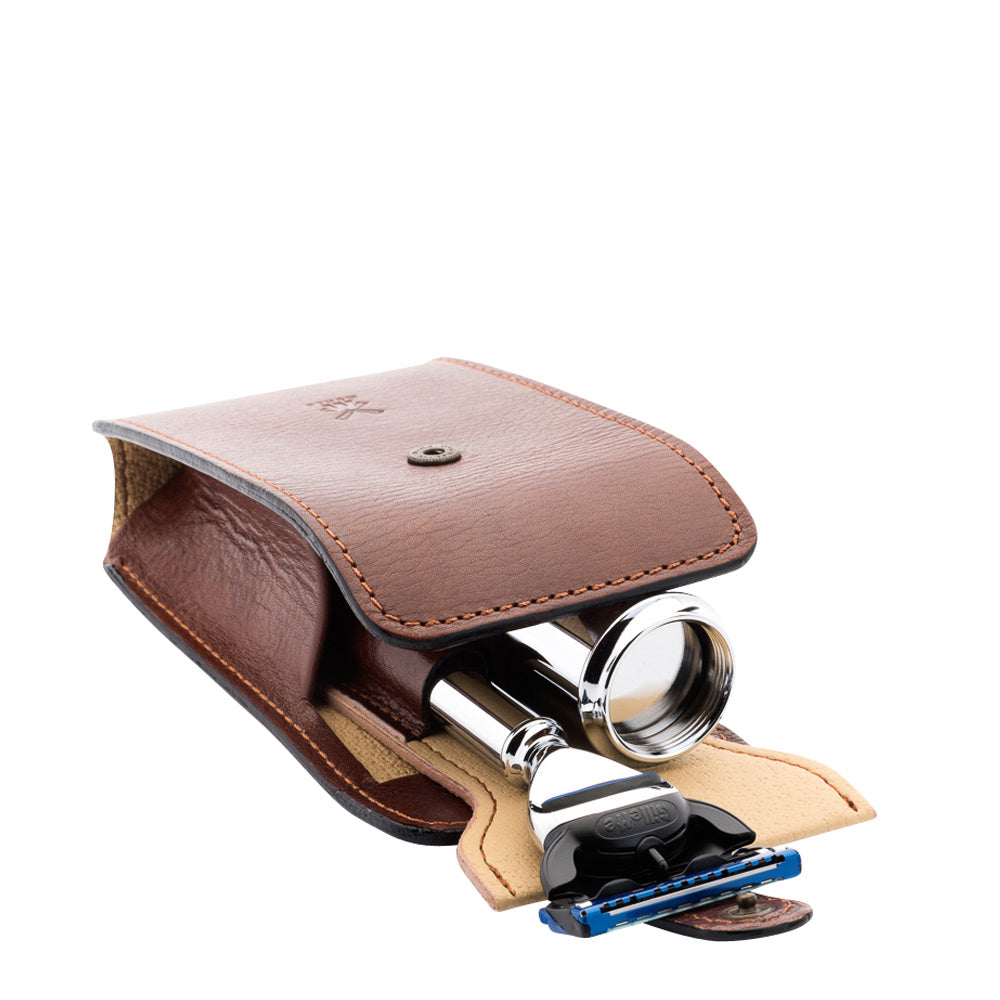 Ensemble de rasage marron