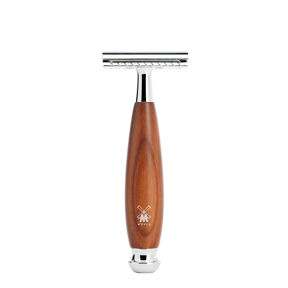 Ensemble de rasage Vivo 4 pièces - Bois de prunier