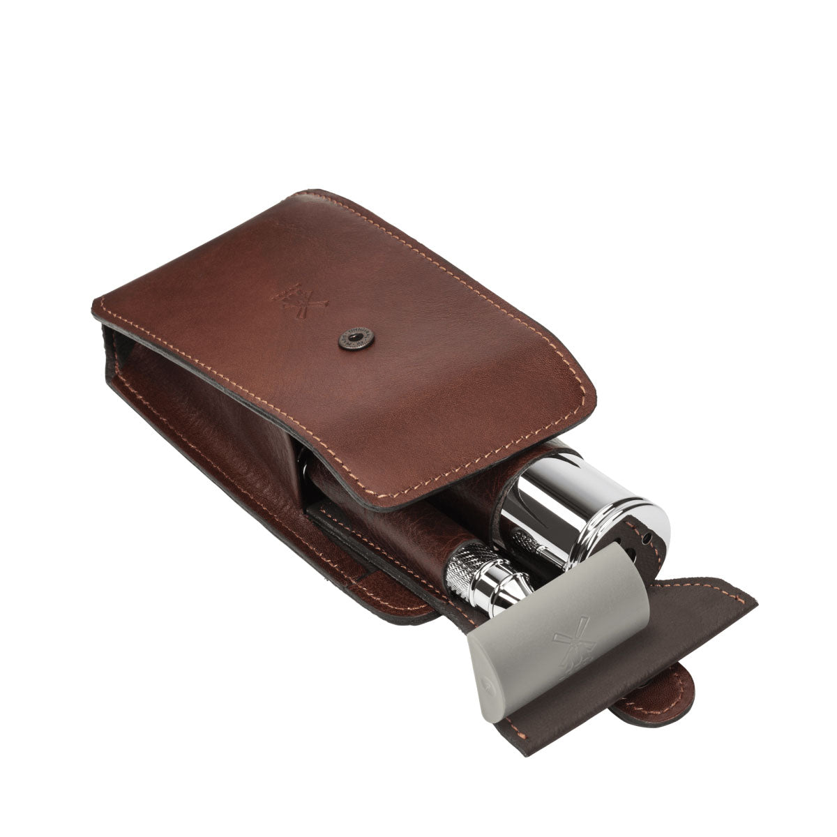 Ensemble de rasage marron