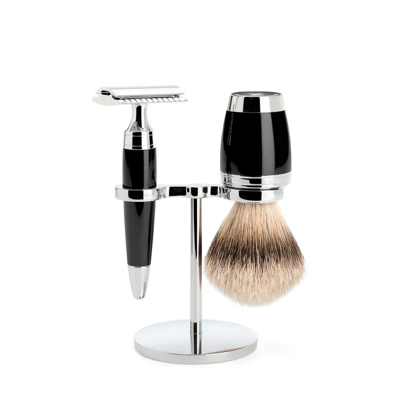 Ensemble de Rasage Stylo 3 Pièces - Noir