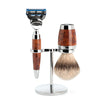 Ensemble de rasage 3 pièces Stylo - Bois de thuya