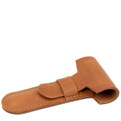 Image de Safety Razor Case – Brown Leather