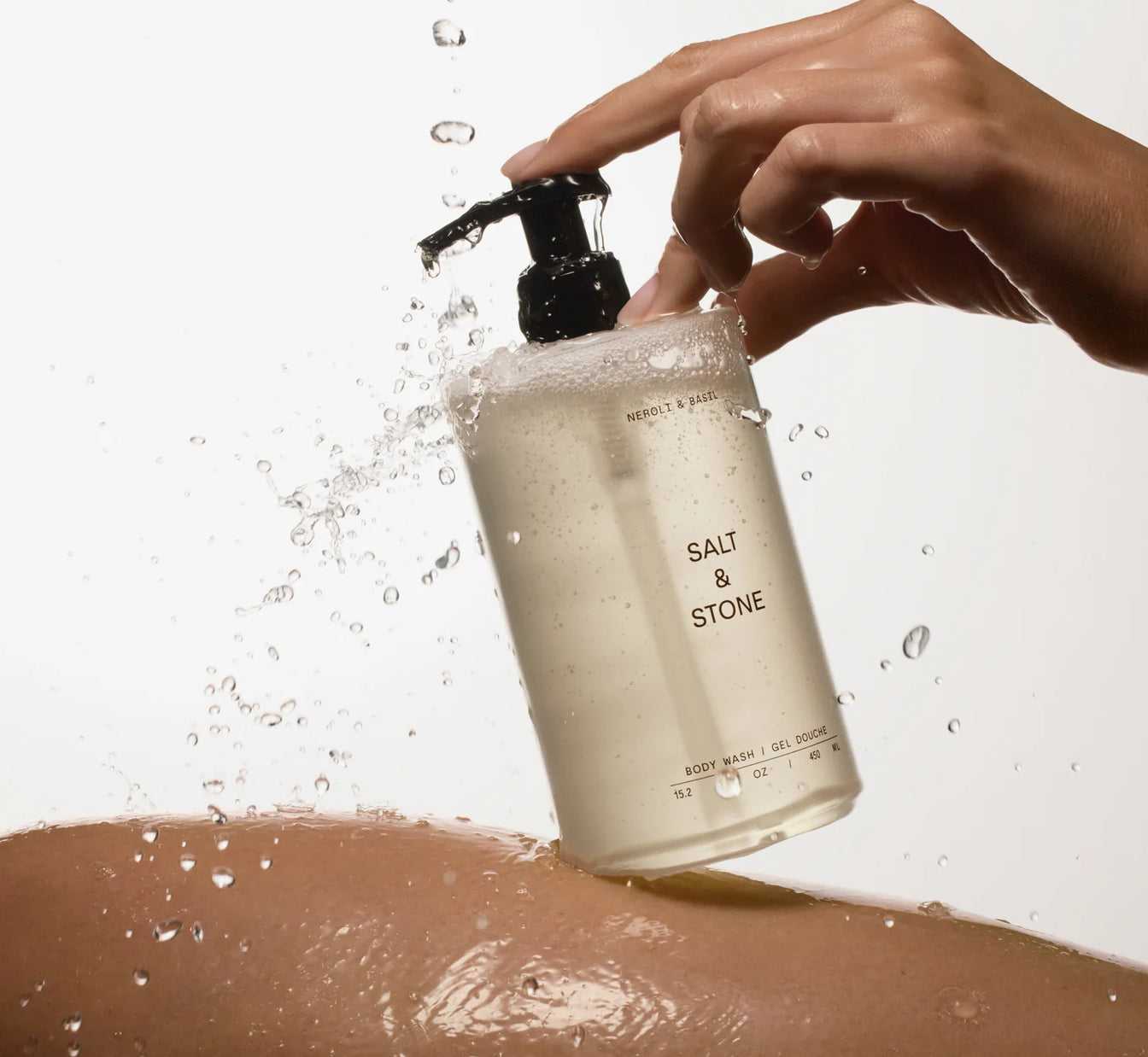 Salt & Stone Body Wash - Neroli & Basil