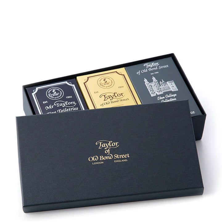 Taylor of Old Bond Street Mixed Bath Soap Gift Box