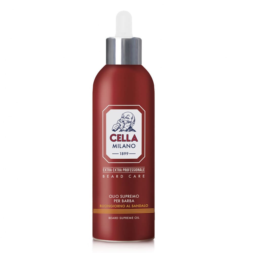Cella Milano Huile à barbe – Buongiorno al Sandalo