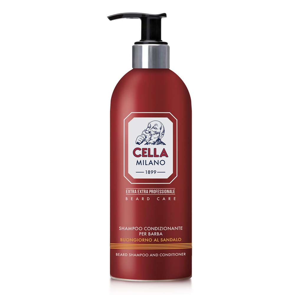 Cella Milano Shampooing revitalisant pour barbe – Buongiorno al Sandalo