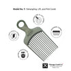 Afro Comb Model No. 7 – Carbon Fiber