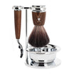 Set de rasage Rytmo 4 pièces - Bois de frêne