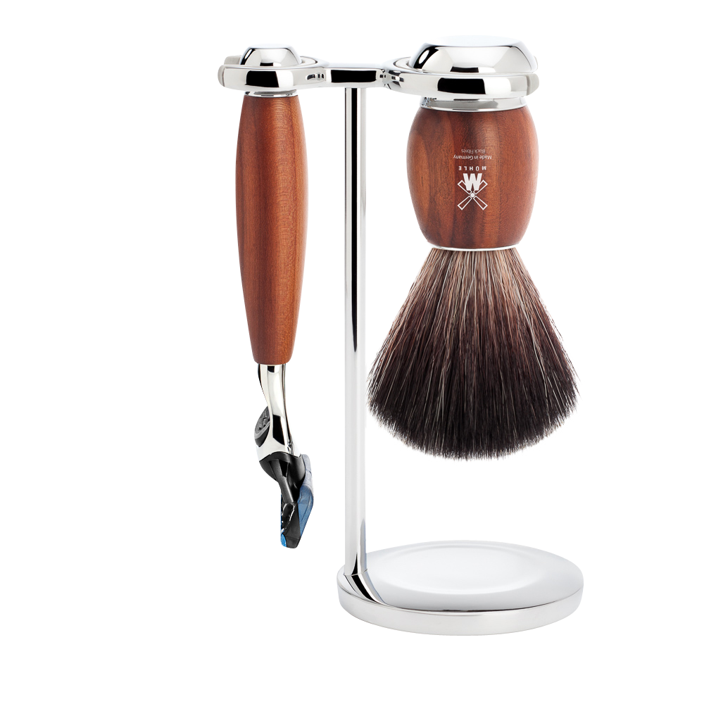 Mühle Vivo Fusion Shaving Set 3-Piece - Plum Wood