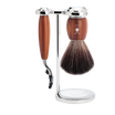 Ensemble de Rasage Vivo 3 Pièces - Bois de Prunier