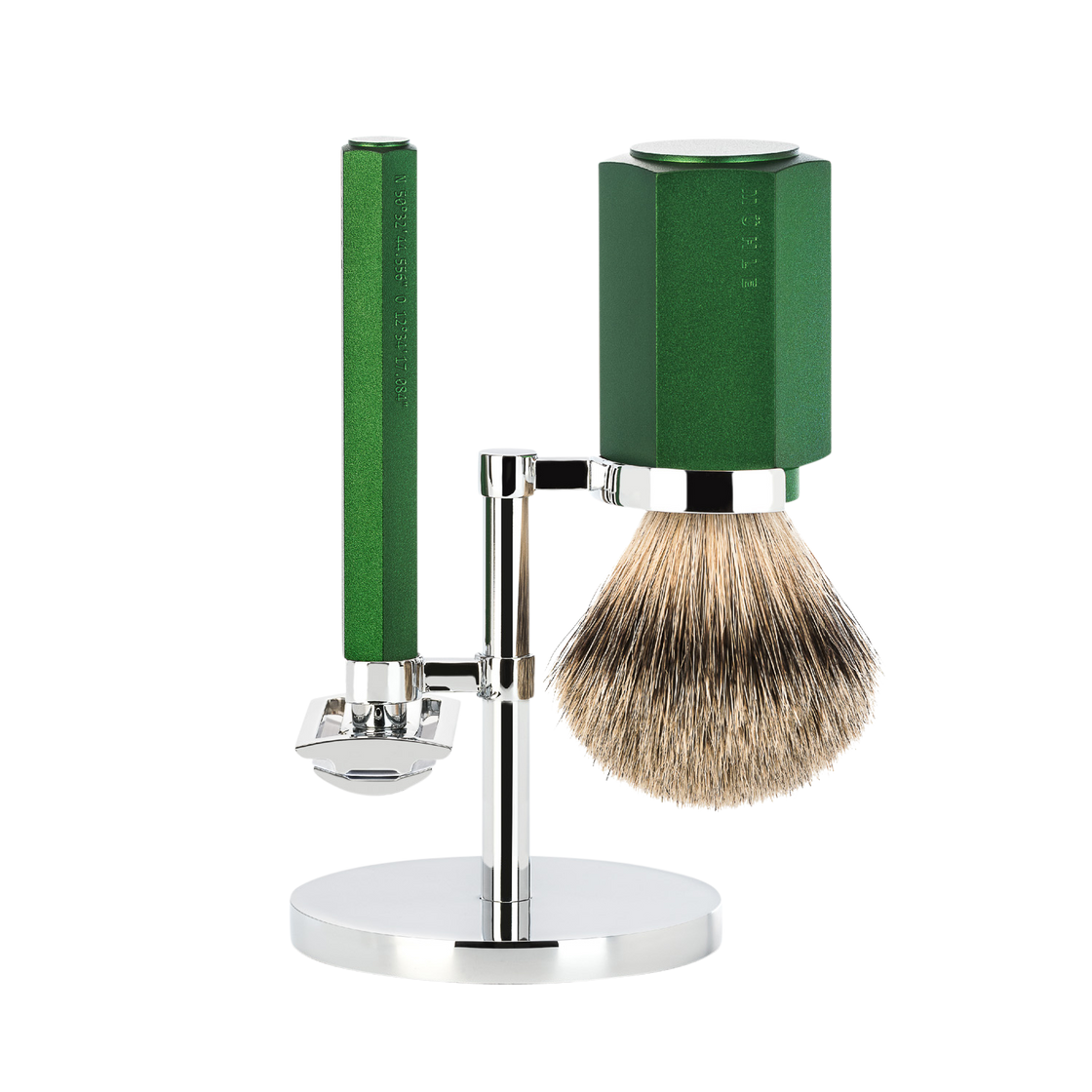 Set de rasage Hexagon - Forêt - Rasoir de sûreté - Dashaar
