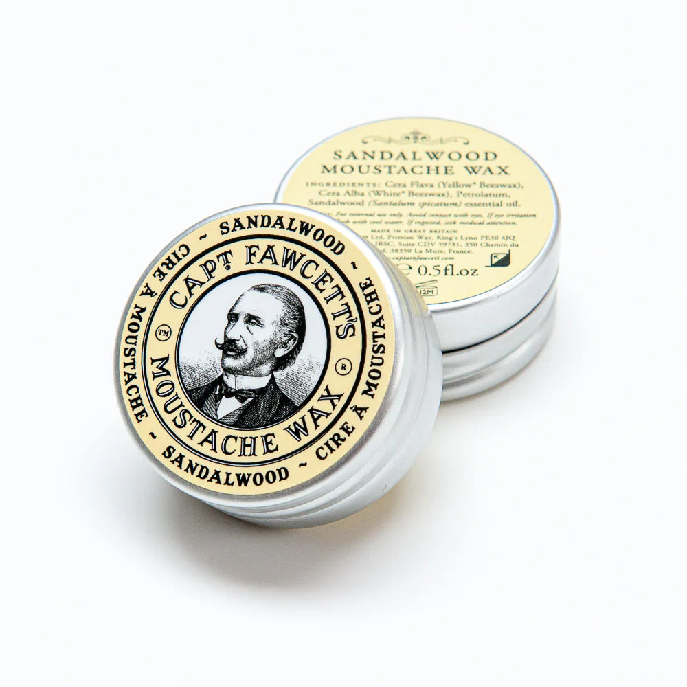 Cire à moustache Captain Fawcett – Santal