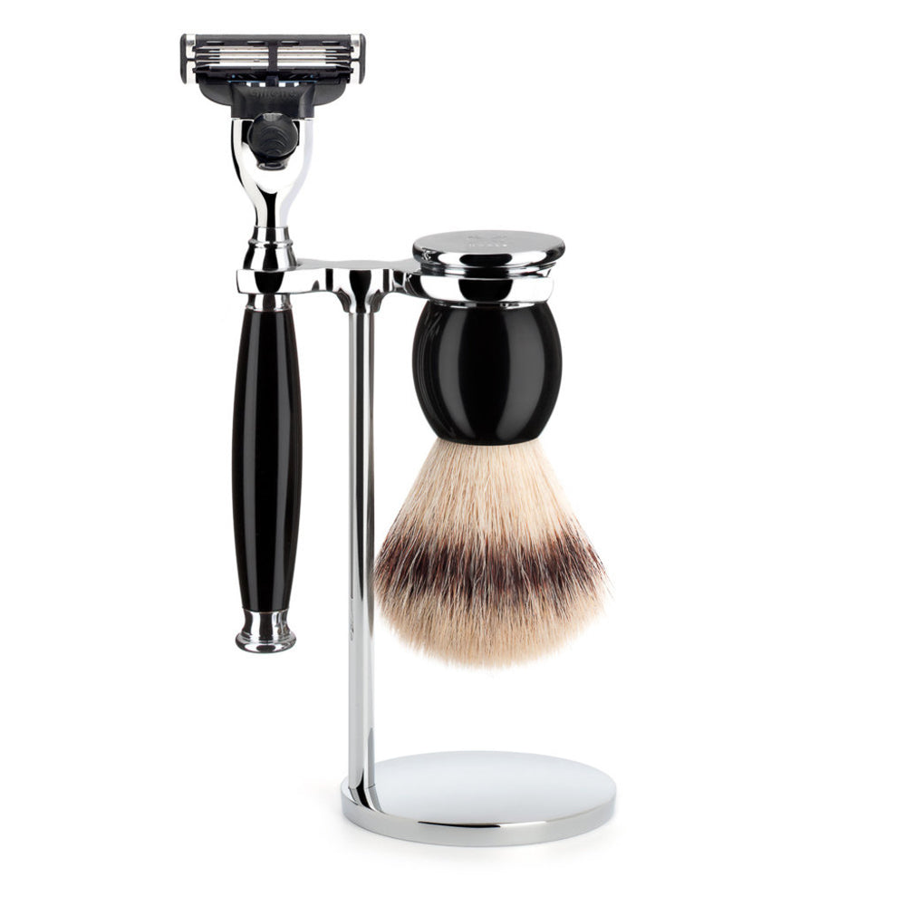Mühle Shaving Set 3-Piece Sophist - Black Mach3