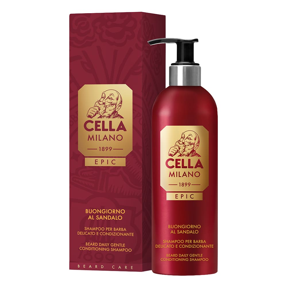 Cella Milano Epic Shampooing à Barbe – Buongiorno al Sandalo
