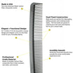 Hair Comb Model No. 6 – Carbon Fiber chicago comb co