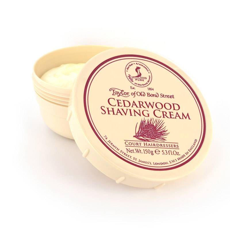 Taylor of Old Bond Street Crème à Raser – Bois de Cèdre