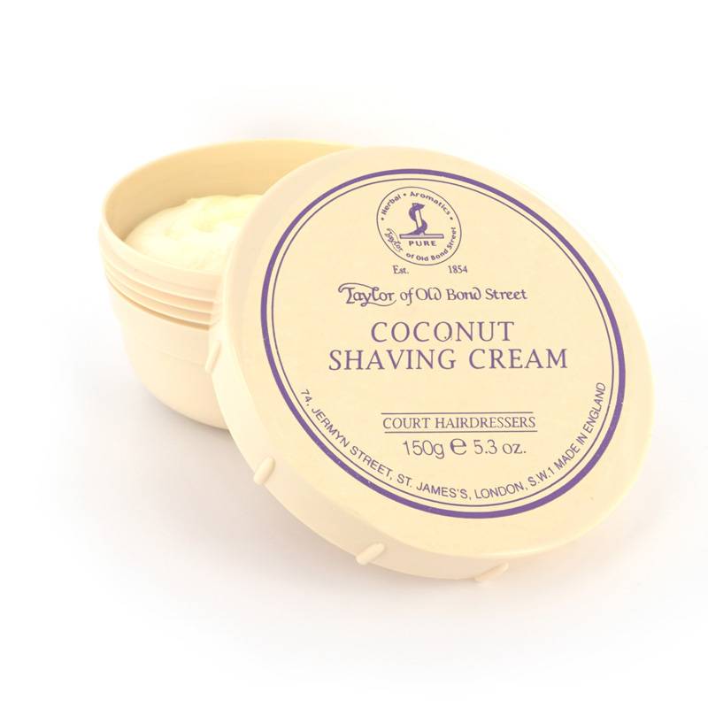 Crème à raser Taylor of Old Bond Street – Noix de coco