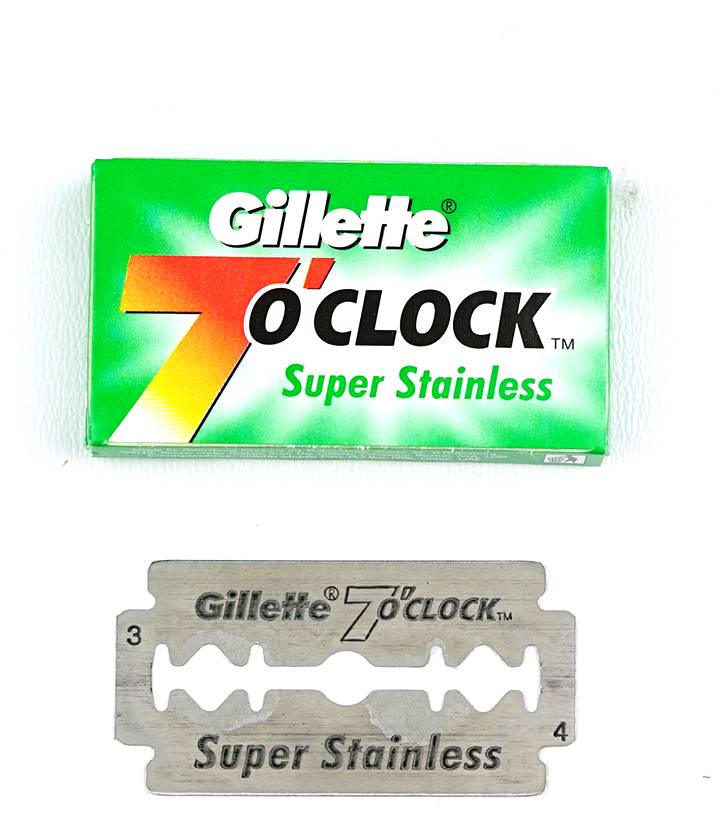 Lames à double tranchant Gillette 7 O'clock Super Stainless