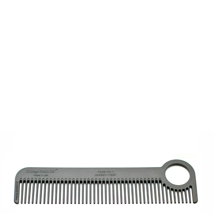 Chicago Comb Co. Peigne à Cheveux Modèle No. 1 – Fibre de Carbone