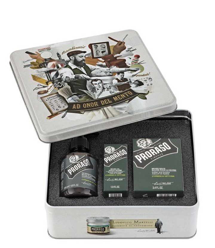 Kit de barbe Proraso – Cyprès & Vétiver