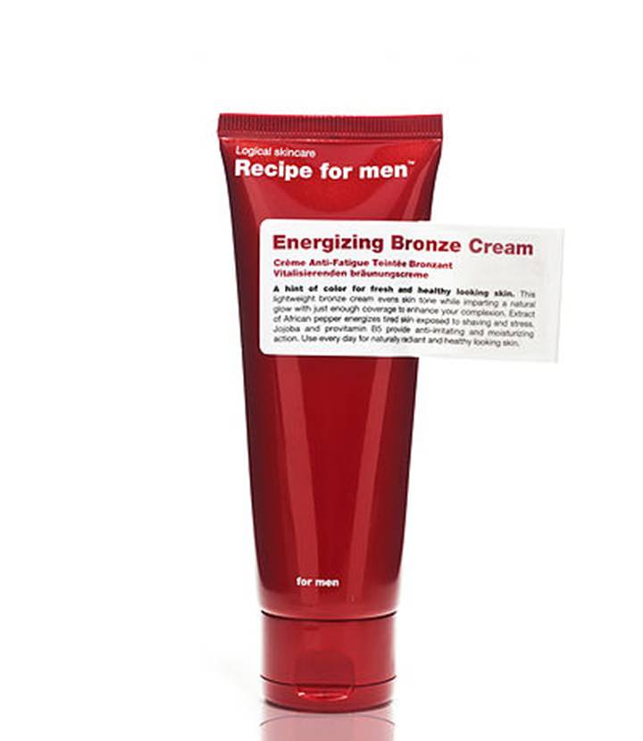 Recette pour Homme Crème Bronzante Énergisante