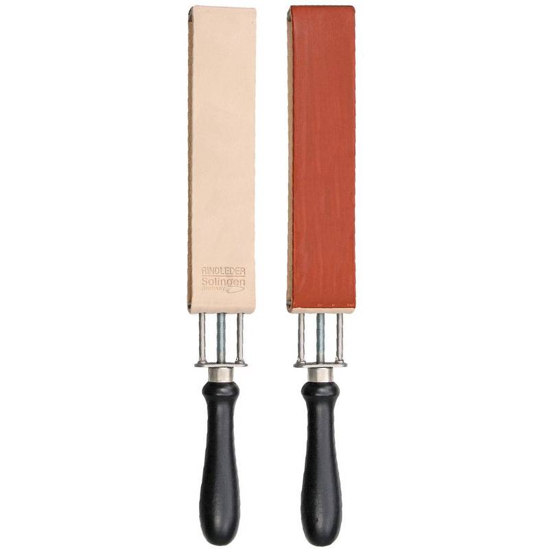 Herold of Solingen Tension Paddle Strop 56Ri Rouge – Double face – Cuir de vachette