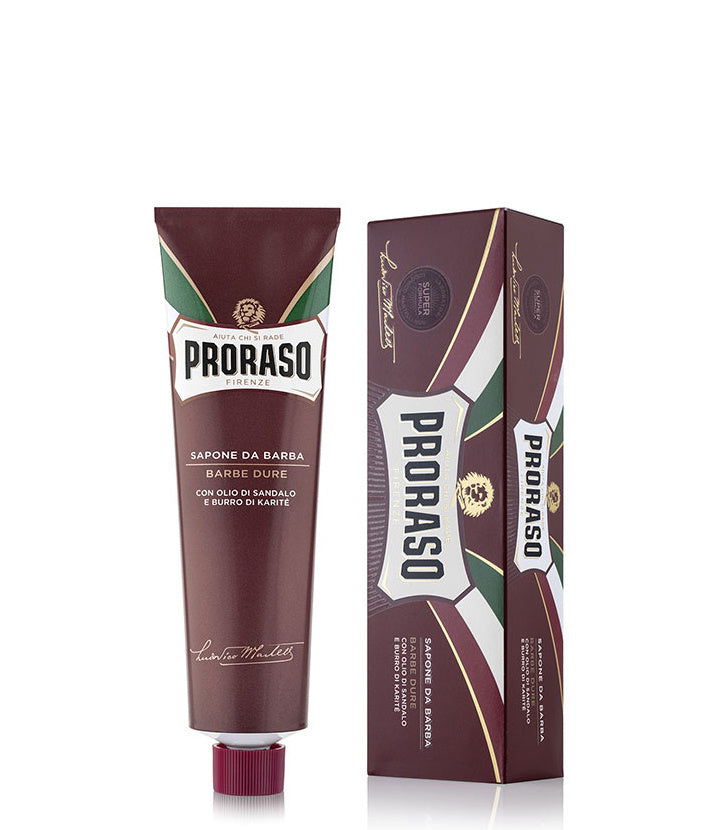 Crème à raser Proraso – Bois de santal rouge & Beurre de karité