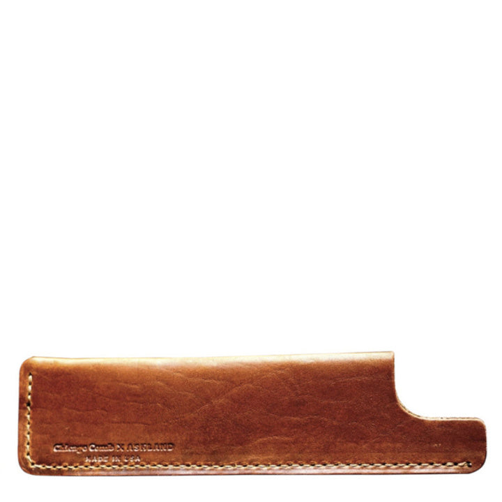 Chicago Comb Co. Étui à peigne moyen – Marron