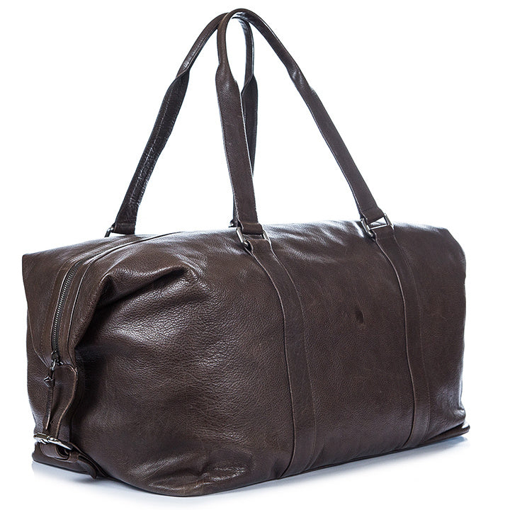 Sac de week-end en cuir de buffle Mariella Martinato