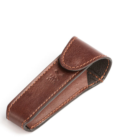 Image de Étui à rasoir de sûreté – Cuir marron