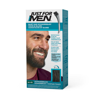 Image of product Mustache & Beard – Dark Brown M-45