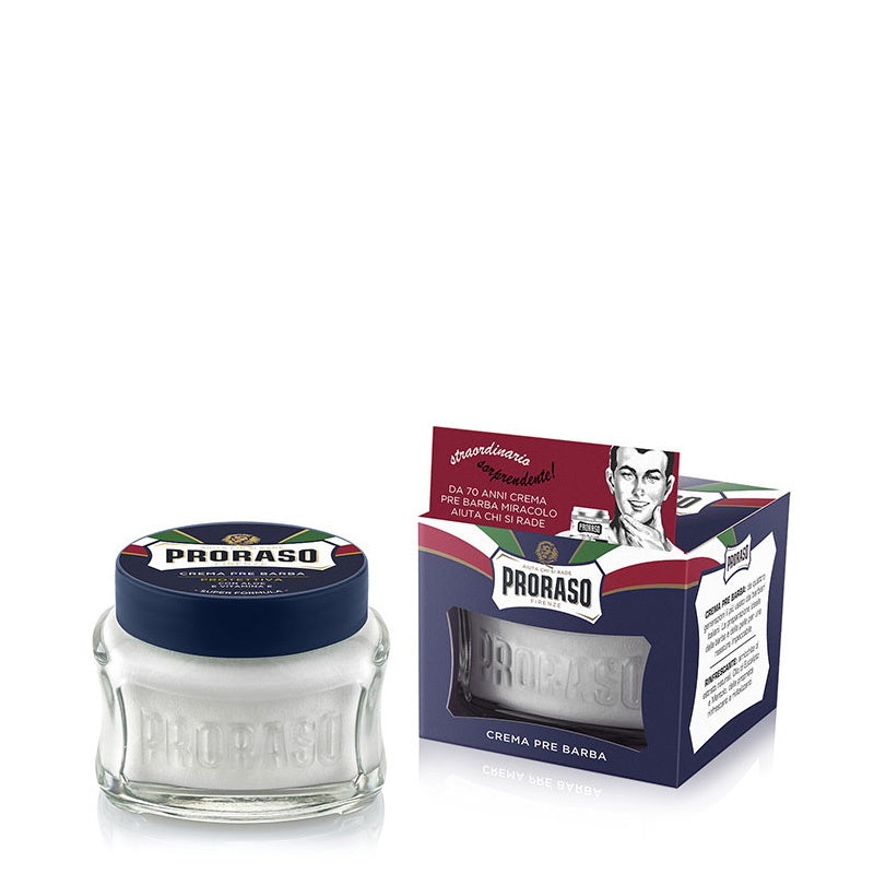 Proraso Crème pré-rasage – Blue Aloe Vera & Vitamine E