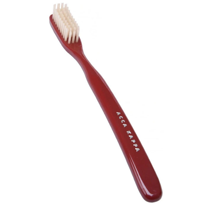 Acca Kappa Brosse à dents – Nylon Vintage – Moyen – Rouge