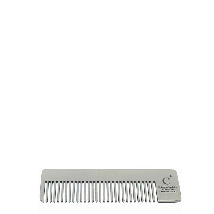 Chicago Comb Co. Peigne à cheveux Modèle n° 4 – Titane