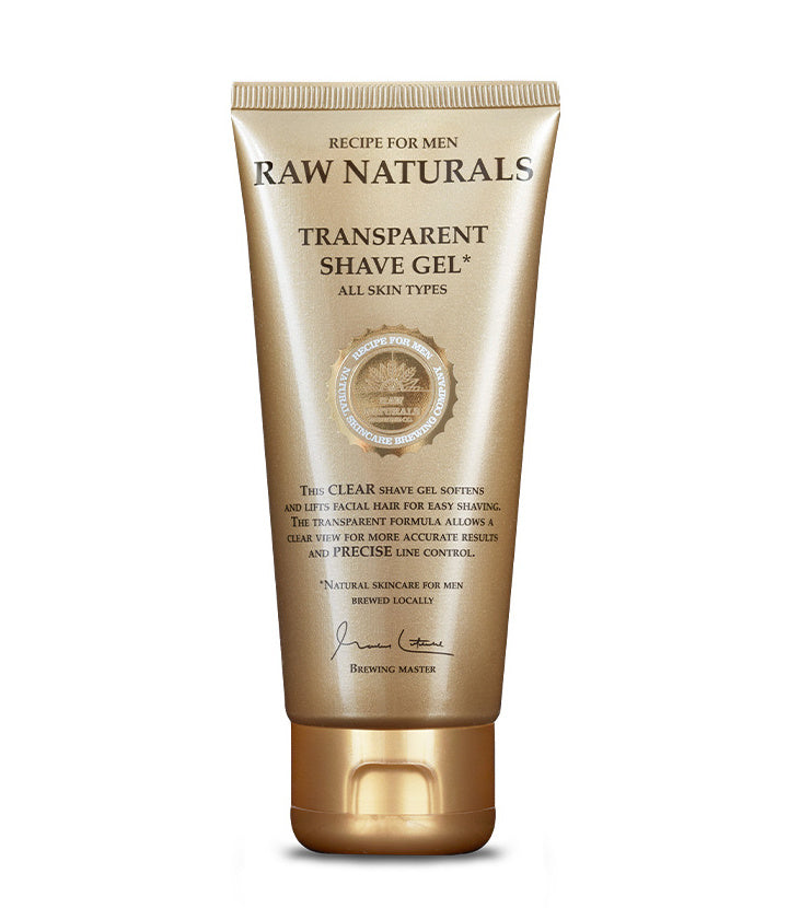 Gel de Rasage Transparent RAW Naturals