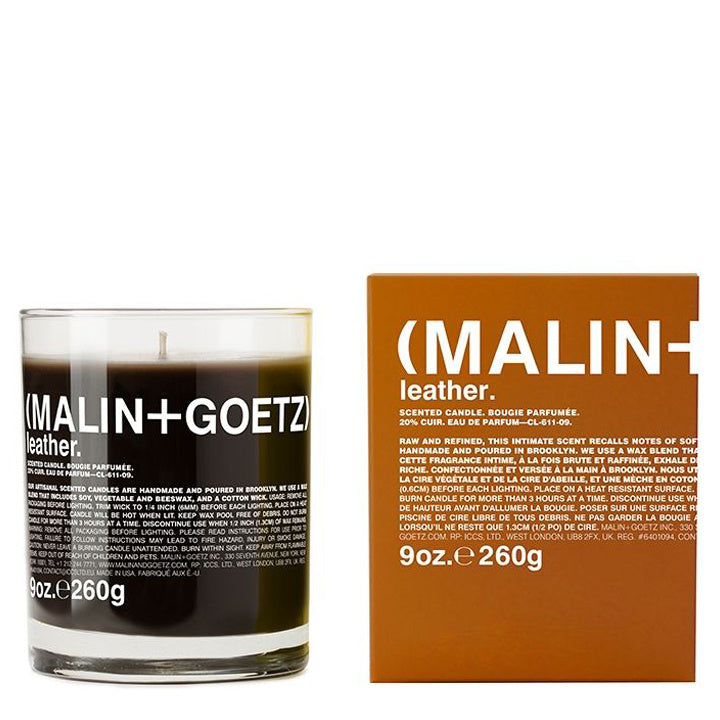 Bougie parfumée Malin+Goetz – Cuir