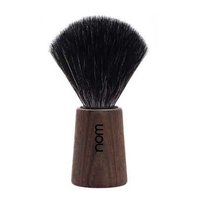 Image de Shaving Brush Theo – Dark Ash – Black Fibre