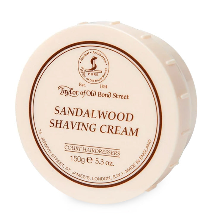 Crème à raser Taylor of Old Bond Street – Bois de santal